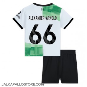 Liverpool Alexander-Arnold #66 Vieraspaita Lapsille 2023-24 Lyhythihainen (+ shortsit)